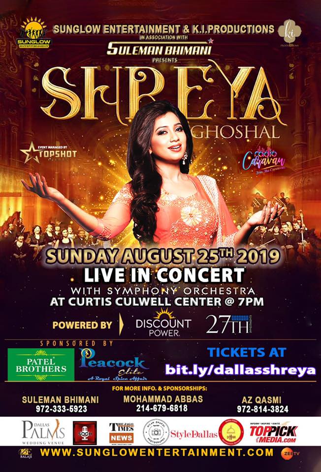 Shreya-Ghoshal-Dallas